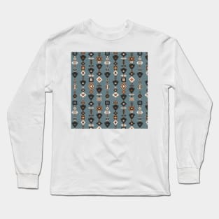 American Prairie Tribal Bull Heads Long Sleeve T-Shirt